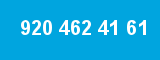 920 462 41 61 920 462 41 61